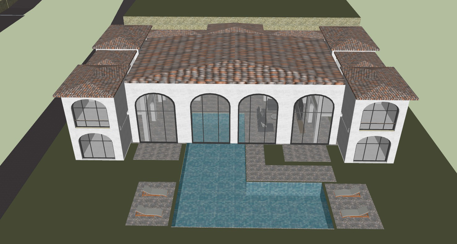 Kızılağaç Private havuz cephesi