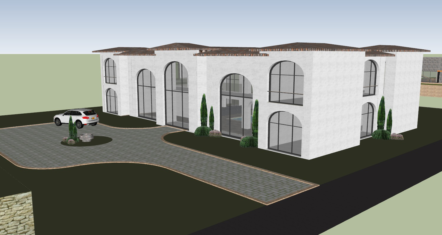 Kızılağaç Private yan cephe görünümü